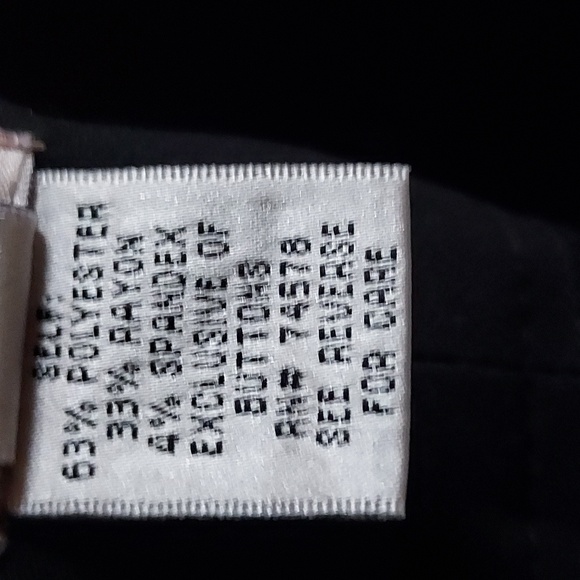 NWT- CACHE- Size 2 Black Flare Leg Dress Slacks - Picture 8 of 8